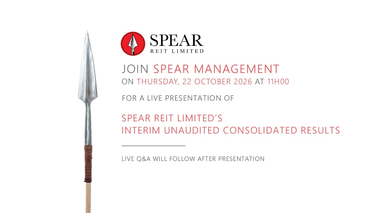 Spear REIT Limited | Interim Unaudited Consolidated Results | August 2026
