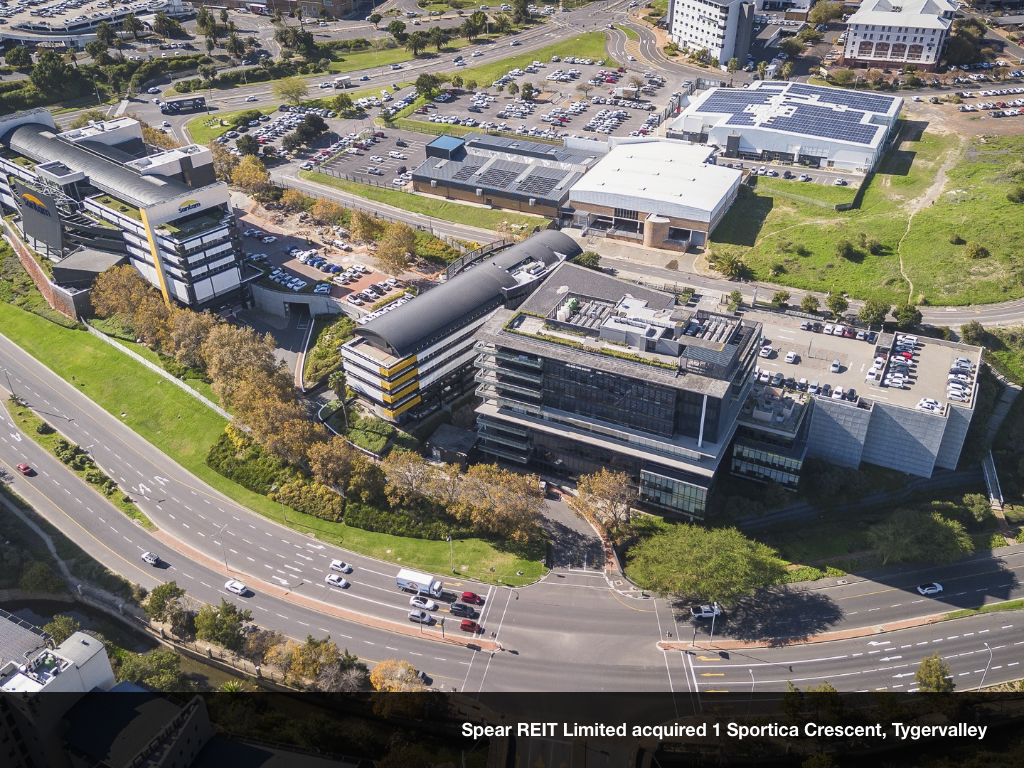 Spear REIT Limited acquired 1 Sportica Crescent, Tygervalley Spear REIT Limited acquired 1 Sportica Crescent, Tygervalley